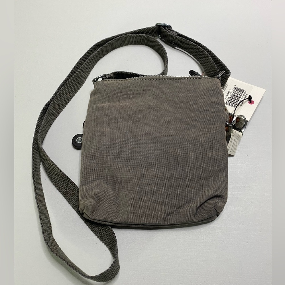 Kipling Alvar NWT small crossbody celo gray concert event essentials travel - Picture 6 of 9